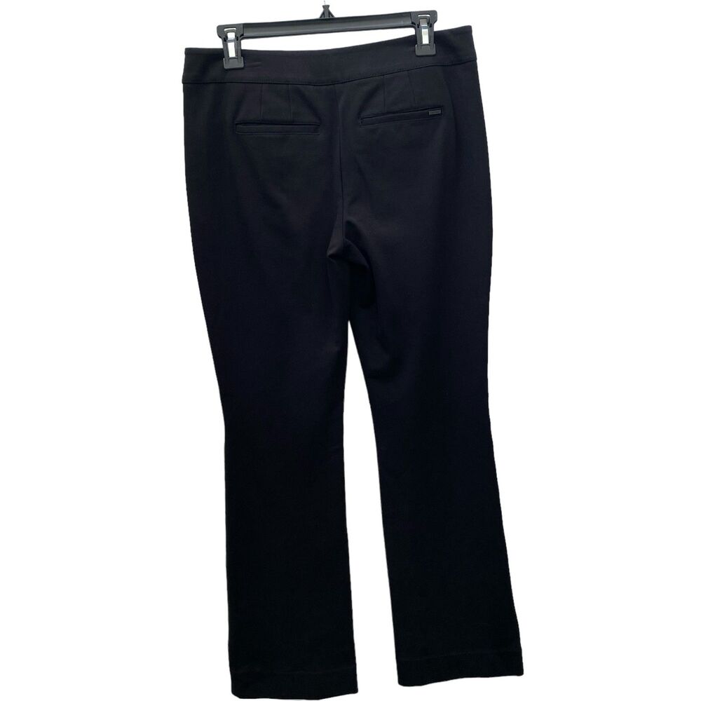 WHITE HOUSE BLACK MARKET Black Career Straight Leg Pants - Picture 3 of 5